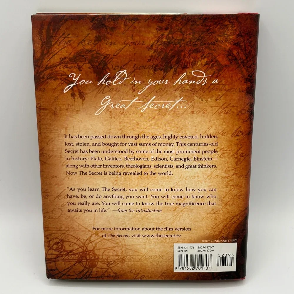 The Secret Rhonda Byrne Hardcover 2006 Body Mind Spirit‎ Nonfiction Self-Help